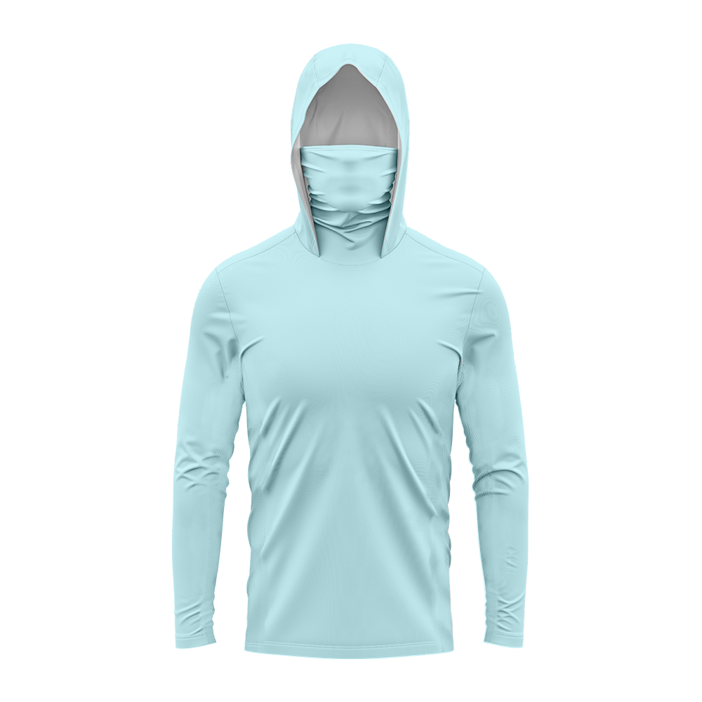 Men UPF50+ Solid Fishing Hoodi - đánh giá và giá Fishing Boat Cover